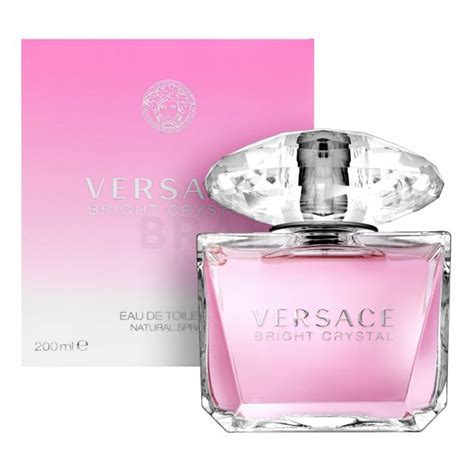 versace bright crystal eau de toilette für damen 200 ml